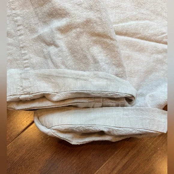 KIM ROGERS Women’s Cream Linen Pants - Picture 8 of 8